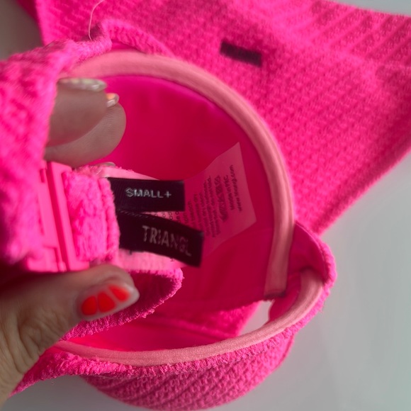 Hot Pink Triangl Bikini Set - Picture 3 of 5